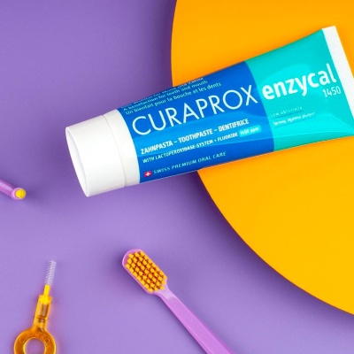 Паста зубная CURAPROX Enzycal 1450, 75 мл