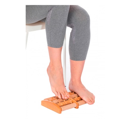 Массажер для ног деревянный Bradex роликовый, KZ0485