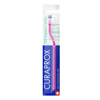 Щетка монопучковая для имплантов и ортоконструкций CURAPROX CS708