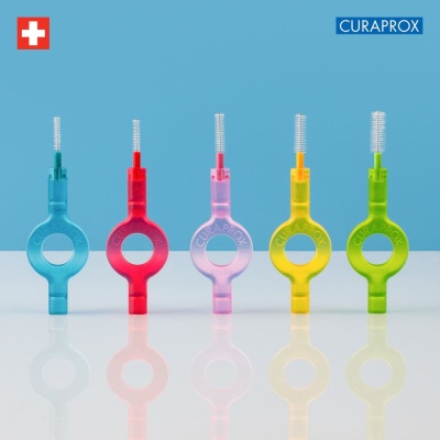 Набор ершиков CURAPROX Prime Set PLUS: 5 ершиков CPS 06-011 с держателем UHS 409