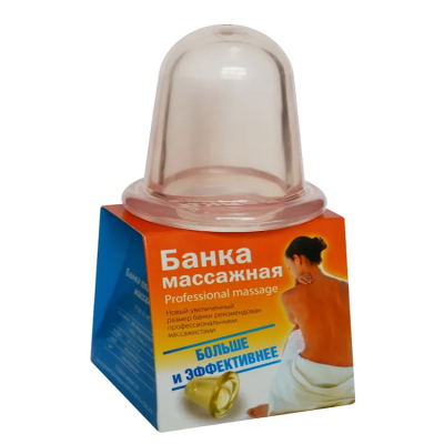 Банка вакуумная для массажа антицеллюлитная увеличенная Банка вакуумная для массажа антицеллюлитная увеличенная