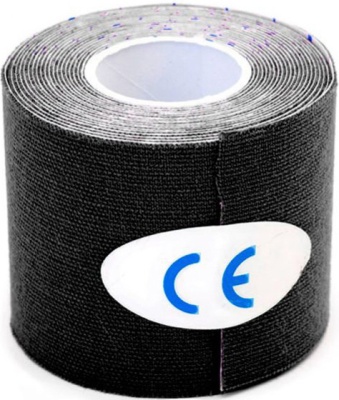 Кинезио тейп Bradex, 5м х 5см, черный
