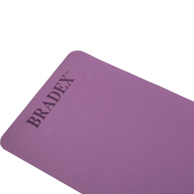 Коврик для йоги Bradex, 183х61, фиолетовый/голубой, двухслойный, SF0402