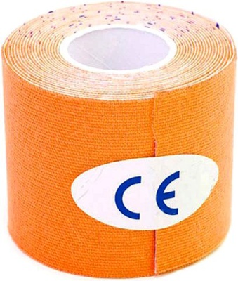Кинезио тейп Bradex, 5м х 5см, оранжевый